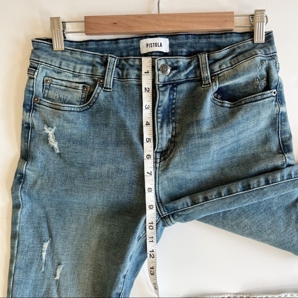 PISTOLA Denim Distressed Skinny Jean Size 29 Women’s - Picture 5 of 13